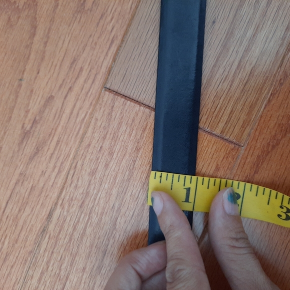 Sold on Depop Navy blue leather belt - Picture 7 of 9